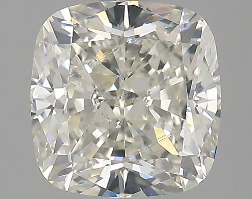 3.01ct J SI1 Rare Carat Ideal Cut Cushion Diamond