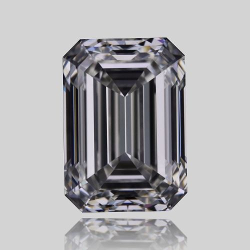 0.83ct K VVS1 Rare Carat Ideal Cut Emerald Diamond