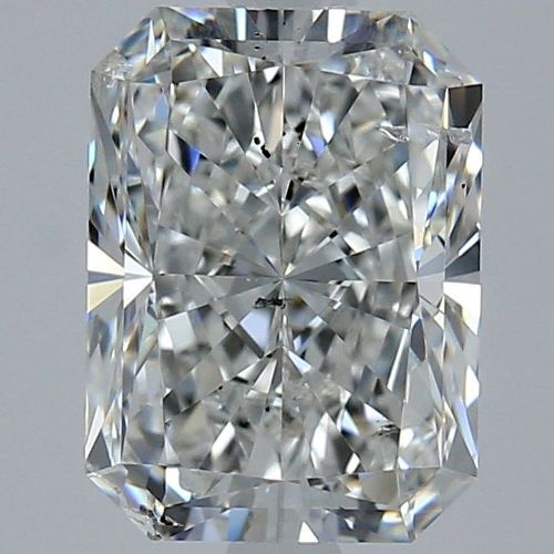 2.70ct H SI2 Rare Carat Ideal Cut Radiant Diamond