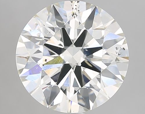 4.02ct J SI2 Rare Carat Ideal Cut Round Diamond