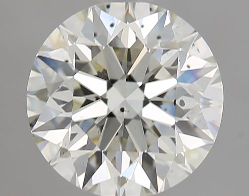 1.71ct K SI1 Rare Carat Ideal Cut Round Diamond