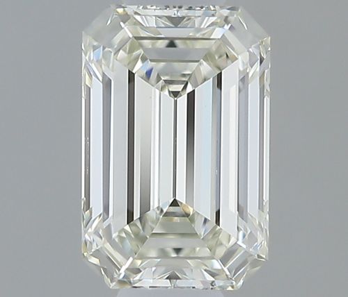 0.45ct K SI1 Rare Carat Ideal Cut Emerald Diamond