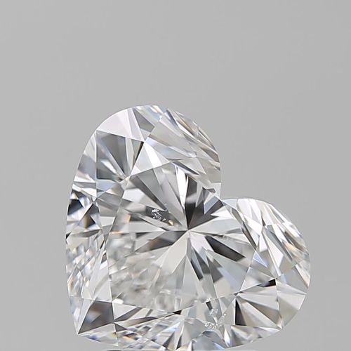 3.20ct F SI2 Rare Carat Ideal Cut Heart Diamond