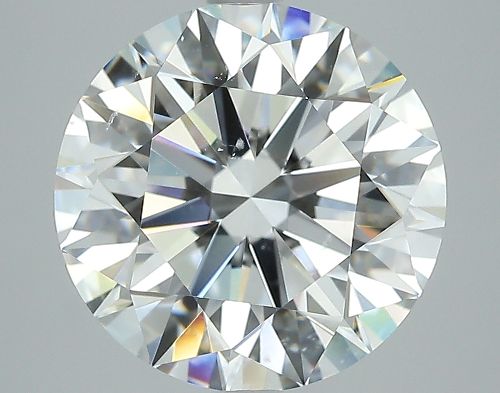 5.01ct G SI1 Rare Carat Ideal Cut Round Diamond