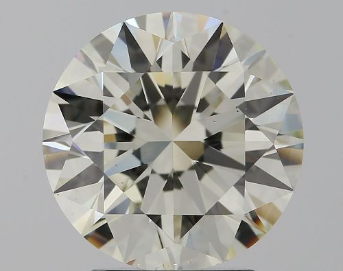 3.01ct K VS2 Rare Carat Ideal Cut Round Diamond