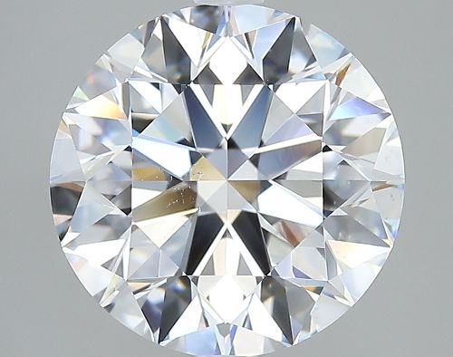 3.81ct D VS2 Rare Carat Ideal Cut Round Diamond