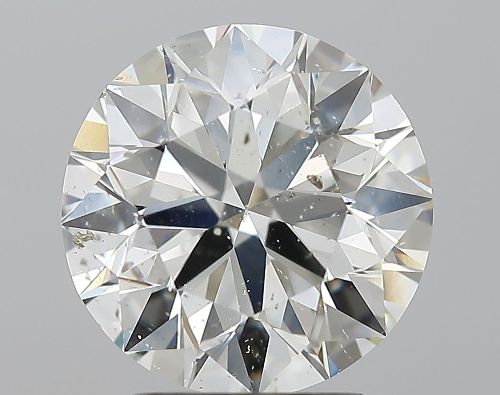 2.71ct K SI2 Rare Carat Ideal Cut Round Diamond