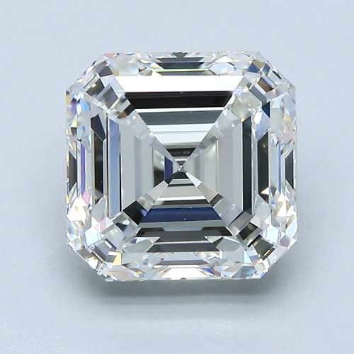 3.01ct I VVS2 Rare Carat Ideal Cut Asscher Diamond