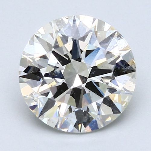 2.62ct H SI2 Rare Carat Ideal Cut Round Diamond