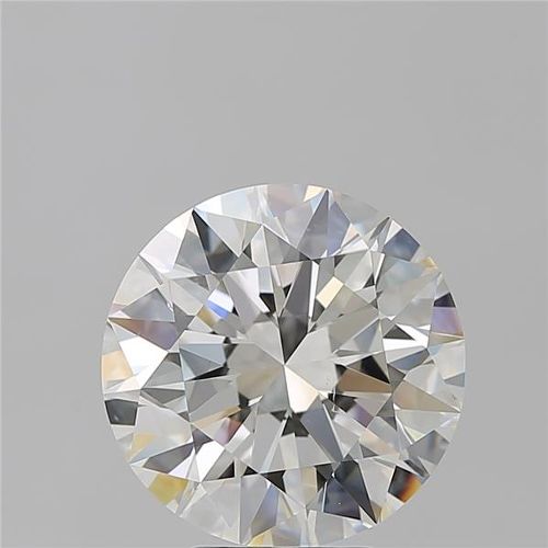 5.01ct H SI1 Rare Carat Ideal Cut Round Diamond