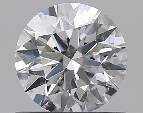 0.58ct F SI2 Rare Carat Ideal Cut Round Diamond