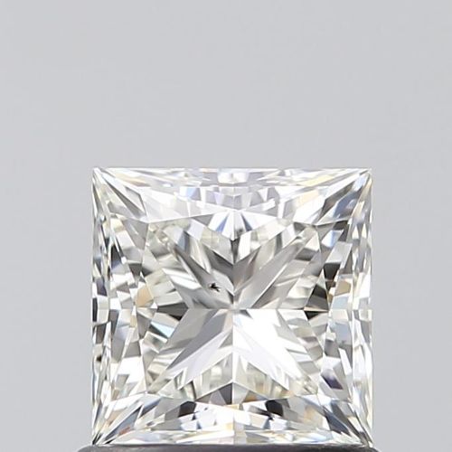 0.90ct J SI1 Rare Carat Ideal Cut Princess Diamond