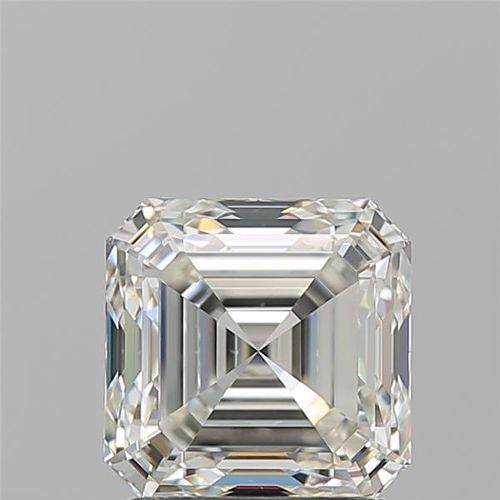 2.01ct J VS2 Rare Carat Ideal Cut Asscher Diamond