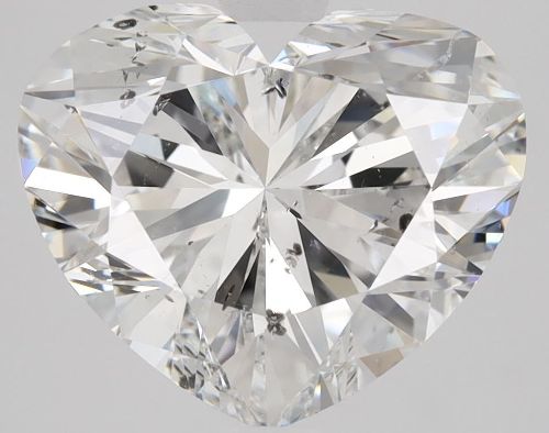 3.01ct F SI2 Rare Carat Ideal Cut Heart Diamond