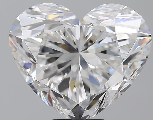 10.01ct E VS2 Rare Carat Ideal Cut Heart Diamond