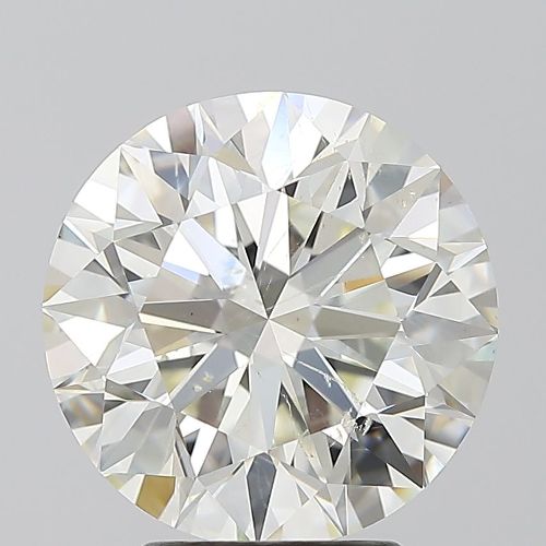 3.71ct K SI2 Excellent Cut Round Diamond