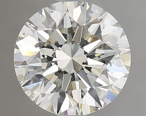 1.72ct K SI2 Rare Carat Ideal Cut Round Diamond