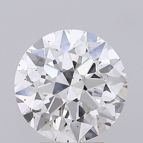 4.01ct F SI1 Rare Carat Ideal Cut Round Diamond