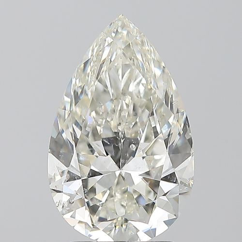 2.70ct J SI2 Rare Carat Ideal Cut Pear Diamond