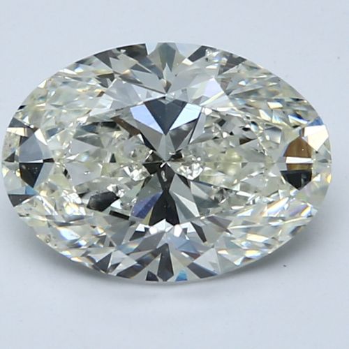 2.51ct I SI2 Rare Carat Ideal Cut Oval Diamond