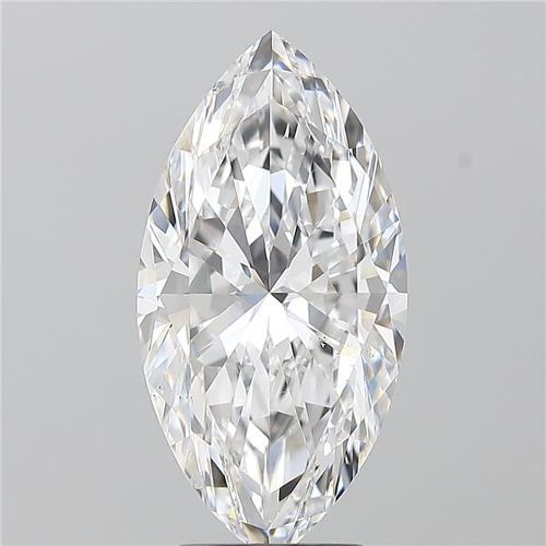 3.70ct D SI1 Rare Carat Ideal Cut Marquise Diamond