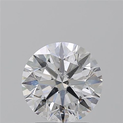 2.45ct D SI2 Rare Carat Ideal Cut Round Diamond