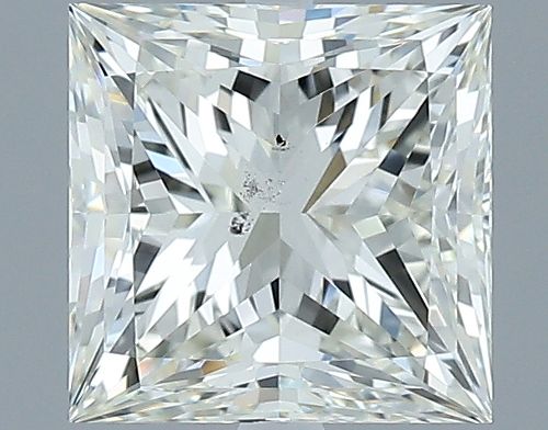 1.70ct J SI2 Rare Carat Ideal Cut Princess Diamond