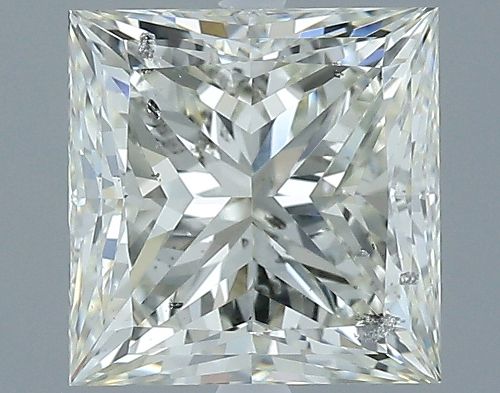 2.00ct K SI2 Rare Carat Ideal Cut Princess Diamond