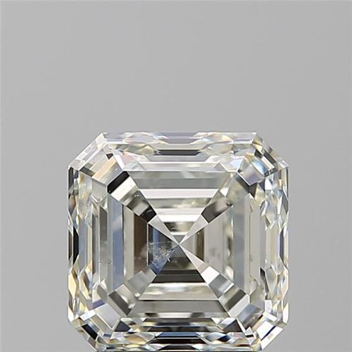 2.20ct J SI1 Rare Carat Ideal Cut Asscher Diamond