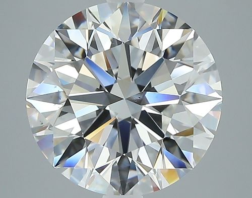 3.42ct F VS2 Rare Carat Ideal Cut Round Diamond