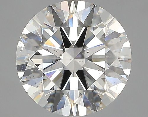 3.21ct J SI1 Rare Carat Ideal Cut Round Diamond