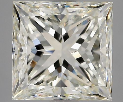 5.02ct K VS2 Rare Carat Ideal Cut Princess Diamond