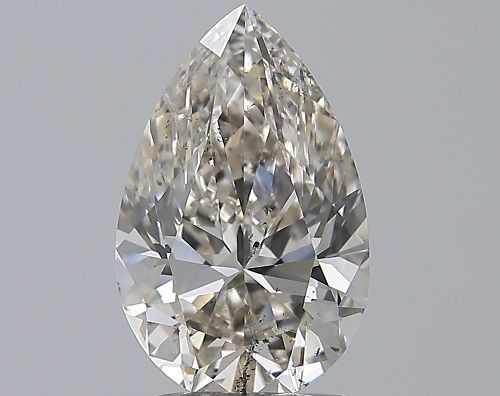 2.51ct J SI2 Rare Carat Ideal Cut Pear Diamond