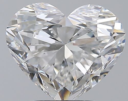 3.31ct E VS2 Rare Carat Ideal Cut Heart Diamond