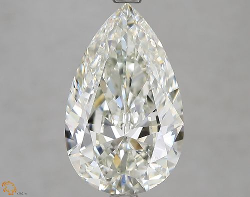 3.50ct J SI1 Rare Carat Ideal Cut Pear Diamond