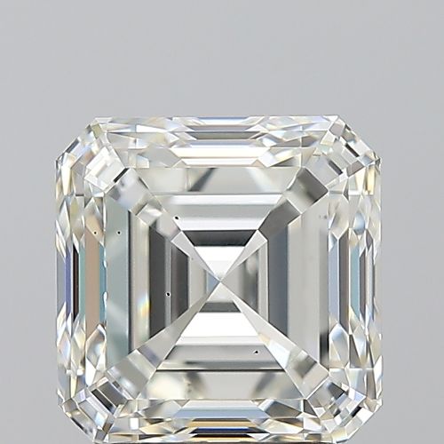 2.70ct J VS2 Very Good Cut Asscher Diamond