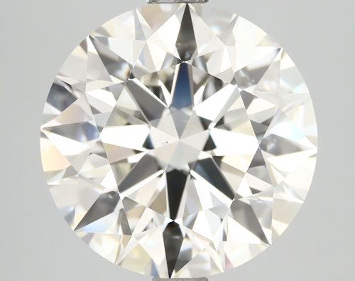 3.76ct H VS2 Rare Carat Ideal Cut Round Diamond