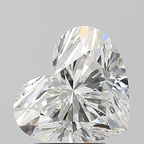 2.51ct I VS2 Rare Carat Ideal Cut Heart Diamond