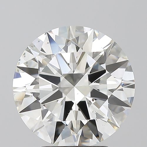 3.51ct J SI1 Rare Carat Ideal Cut Round Diamond