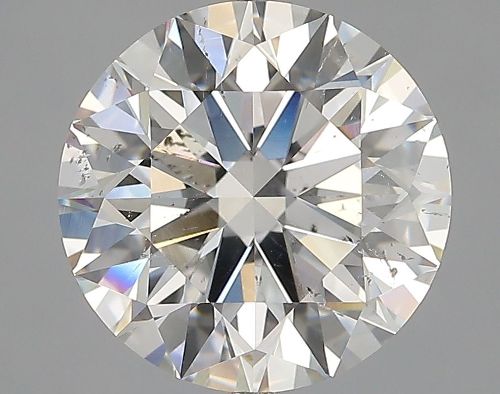 4.07ct F SI2 Rare Carat Ideal Cut Round Diamond