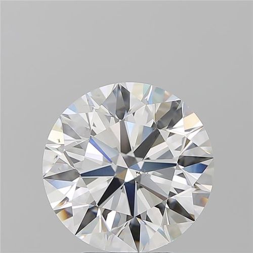 4.03ct F SI1 Rare Carat Ideal Cut Round Diamond