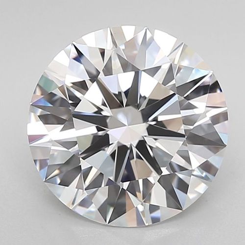4.10ct D FL Rare Carat Ideal Cut Round Lab Grown Diamond
