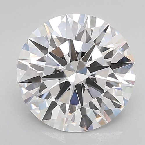 3.04ct D FL Excellent Cut Round Lab Grown Diamond