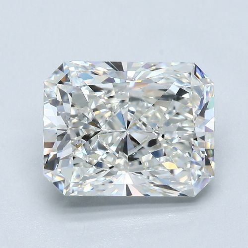 3.31ct H VS2 Rare Carat Ideal Cut Radiant Diamond