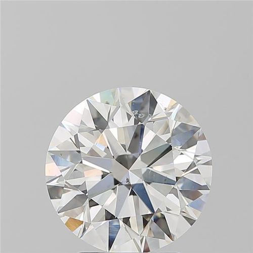3.27ct K SI1 Rare Carat Ideal Cut Round Diamond