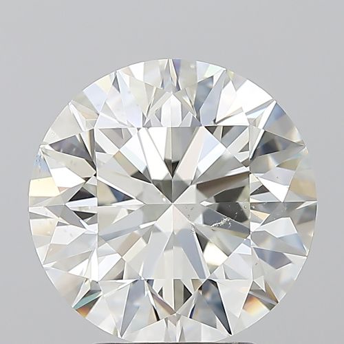 3.51ct J SI1 Excellent Cut Round Diamond