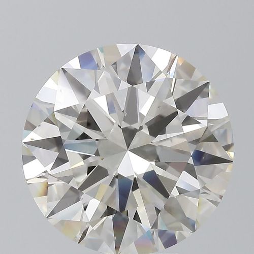 5.02ct I VS2 Rare Carat Ideal Cut Round Diamond