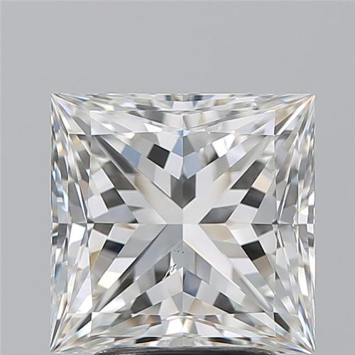 3.01ct I SI1 Rare Carat Ideal Cut Princess Diamond