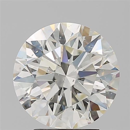 3.51ct K SI2 Excellent Cut Round Diamond