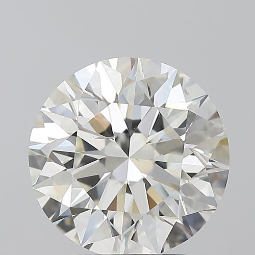 3.02ct J SI1 Rare Carat Ideal Cut Round Diamond